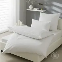Allergovita Evolon Deluxe Encasing Bettwäsche für Hausstauballergiker Kissenbezug einzeln 65x100 cm - weiß