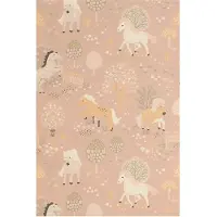 Majvillan Tapete Kinderzimmer, My Sweet Pony, Dreamy Pink, Kindertapete