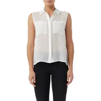 Comma Blouses White Größe: 40 | Tanktops Outlet | Damen | Weiß