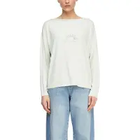Comma T-shirts Soft Sage Größe: 34 | Longsleeves Outlet | Damen | Grün