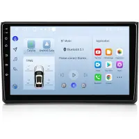 AWESAFE Android Autoradio 9 Zoll 64GB für Audi A4 B6/B7 (2000–2009) mit CarPlay & Android Auto Navigation & Bluetooth