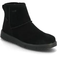 Superfit Lora 0094890000 Mädchenboots, Stiefel, Leder, Schwarz, wasserdicht - Kinderschuhe Gefütterte Kinderstiefel Gr. 18 - 42, Schwarz, leder (velour/sympatex)
