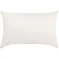 TRAUMSCHLAF Uni Mako-Satin Kissenbezüge Doppelpack 2x Kissenbezug 40x60 cm | weiss - weiß