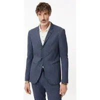 John Varvatos Madison Jacket - Slim Fit Notch Lapel Ja Lake Blue Größe: 54 | Blazer Outlet | Herren | Blau