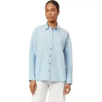 Scotch & Soda Oversized Shirt Cerulean Größe: L | Business hemden Outlet | Damen | Blau