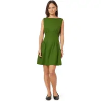 Scotch & Soda Boat Neck Dress Garden Green Größe: S | Minikleider Outlet | Damen | Grün
