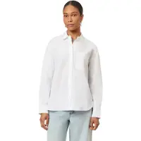 Scotch & Soda Oversized Shirt Brilliant White Größe: M | Business hemden Outlet | Damen | Weiß