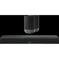 Denon Home Soundbar 550 + Home 200 Schwarz (2x)