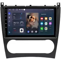 AWESAFE Android Autoradio 9 Zoll 64GB für Mercedes C-Klasse W203 Facelift (2004–2007) mit CarPlay & Android Auto Navigation & Bluetooth