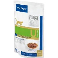 Virbac Veterinary HPM CAT Urology Dissolution & Prévention - Bouchée en sauce pour chat, aliment 1020 g Futter