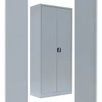 LÜLLMANN Flügeltürenschrank, 4,5 OH, 1800 x 800 x 383 mm, lichtgrau
