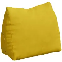 vidaXL Rückenkissen Gelb 45 x 20 x 35 cm Cordstoff