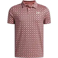Under Armour Matchplay Printed Polo pink white (603) S