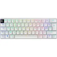 Logitech G PRO X 60, Verkabelt & Kabellos, RF Wireless + Bluetooth, Mechanischer Switch, AZERTY, RGB-LED, Weiß