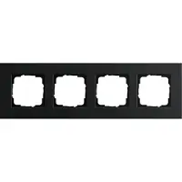 Gira Rahmen 4f aluminium schwarz 0214126 Esprit