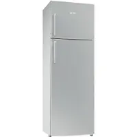 Smeg Kühl-Gefrierkombination FD32ES 306 l, silber, freistehend