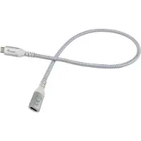 Equip USB 3.2 Gen 2 C zu C Verlängerungskabel, 1.0 m, M/F, 4K/60Hz, 10 Gbps, Weiß