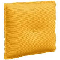 vidaXL Rückenkissen Helles Gelb 50 x 45 cm Cordstoff