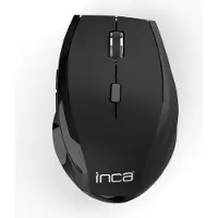 Inca IWM-500GL, rechts, Optisch, RF Wireless, 1600 DPI, Schwarz
