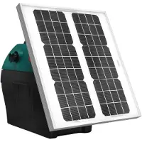Kerbl Solarmodul 15?W, 37,5x37?cm, inkl. Halterung, Weidezaun, 100?cm Kabel
