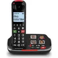 SwissVoice Xtra 2355, DECT-Telefon, Kabelloses Mobilteil, 100 Eintragungen, Anrufer-Identifikation, Schwarz