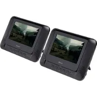 Denver MTW-793, Tragbarer DVD-Player, Cabrio, Schwarz, DVD, DVD+R, DVD+RW, CD, CD-R, CD-RW, 17,8 cm (7"), 1024 x 600 Pixel
