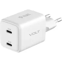 Yenkee USB C mains charger 2x18W 3A Power delivery 3.0 QC3.0 White