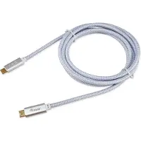 Equip USB 3.2 Gen 2 C-auf-C-Kabel, M/M, 3,0m, PD100W , 4K/60Hz, 10Gbps, Weiß, 3 m, USB C, USB C, USB 3.2 Gen 2 (3.1 Gen 2), 10 Gbit/s, Weiß
