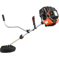 FUXTEC Benzin Motorsense FX- 4MS131 - 31ccm | 1PS Freischneider |Notstop| 7,5kg | 320 mm | mit Faden + Messer | 4-Takt | Komfort Tragegurt