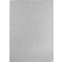 KADIMA DESIGN Küchenteppich Uni Wetterfest Waschbar Strapazierfähig | Grau 120x170 cm Balkon Terrasse Gekettelt UV-Beständig | LERMOOS –
