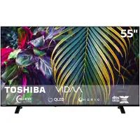 Toshiba 55QV1563DDW 55 Zoll QLED Smart TV VIDAA 4K Fernseher Dolby Vision HDR, Triple-Tuner (2026)