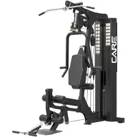 Care GYM CENTER - Multifunktionale Kraftstation - Professionelle Ausführung - Maximale Belastung 91 kg - Stahlrahmen - Vielzahl an Übungen für den Einsatz im Fitnessstudio oder zu Hause