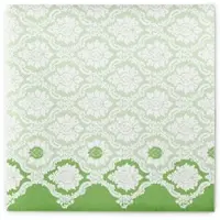 Sovie HORECA Serviette Mandy in apfelgrün aus Linclass Airlaid 40 x 40 cm, 50 Stück - Ornamente