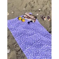 Swim Essentials Badetuch, Lila Leopard