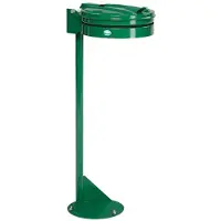 Proregal Standhalter mit Gummiband | mit Metall-Deckel | HxBxT 105x37x46,5cm | Stahl | Grün