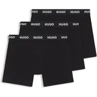 HUGO Eng anliegende Boxershorts aus Stretch-Baumwolle im Dreierpack Grösse XL