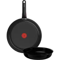 Tefal L27091, Frittierset, Schwarz, Aluminium, Keramik, Schwarz, Keramik, Gas, Halogen, Induktion