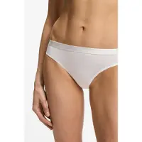 BOSS Slip "BRIEF CI", Damen, Gr. M (38), Jersey, weiß (open weiß 119), Jersey, Obermaterial: 95% Viskose, 5% Elasthan, unifarben, körpernah, Unterhosen Slip, mit Schriftzug auf dem Bund