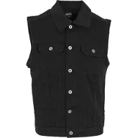 Urban Classics schlichte Herren Jacke mit Baumwolle Schwarz