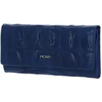 PICARD Leder Geldbörse Key Largo 1 Long Wallet Royal blau