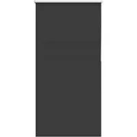 vidaXL Verdunkelungsrollo Schwarz 80x175 cm Stoffbreite 75,7 cm
