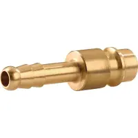TECWERK Einstecktlle Messing blank Stecker DN 7,2 LW 13