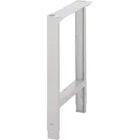 TECWERK Werkbankfuß BK 650 verstellb.H750-1100xB70/120mm lichtgrau