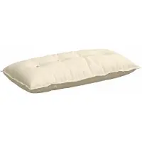 vidaXL Rücken Kissen Creme 100 x 50 cm Cordstoff