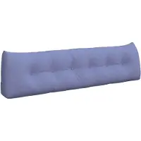 vidaXL Rücken Kissen Jeans blau 180 x 24 x 50 cm Stoff