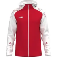 Jako Kapuzenjacke Sonic - rot/weiß, Größe:164
