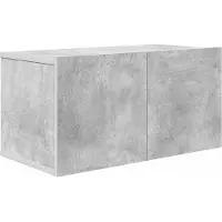 vidaXL 6-tlg. TV-Schrank-Set Betongrau Holzwerkstoff