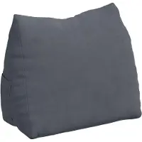 vidaXL Rückenkissen Dunkelgrau 45 x 20 x 35 cm Cordstoff