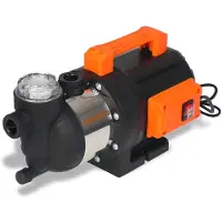 FUXTEC Gartenpumpe FX-GP1200N - bis zu 4.000 l/h | 48m Förderhöhe | 1200 Watt | 4,8bar | 77db | 1" Schlauchdurchmesser | 8,5Kg | elektrisch