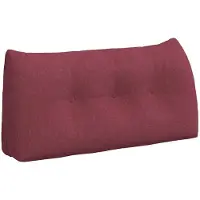vidaXL Rücken Kissen Weinrot 100 x 24 x 50 cm Stoff